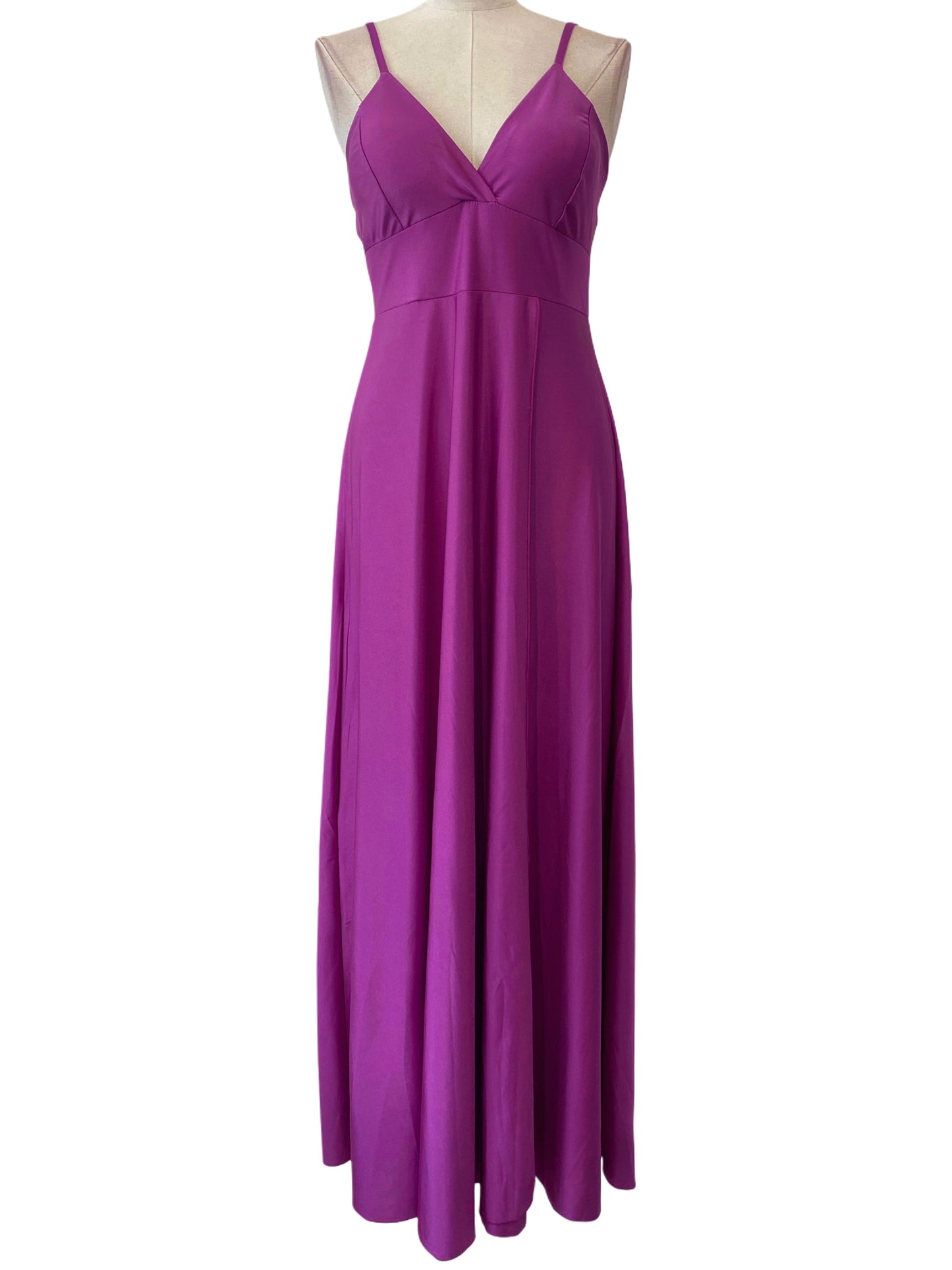 VESTIDO LARGO ELÁSTICO BRILLANTE 6241  - Emma Wu Design
