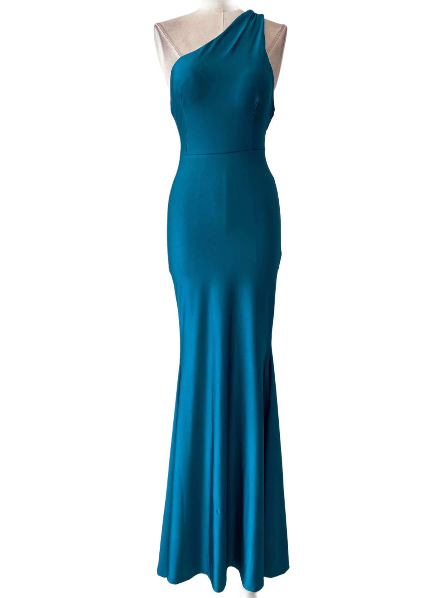 VESTIDO LARGO ELÁSTICO BRILLANTE 25129  - Emma Wu Design