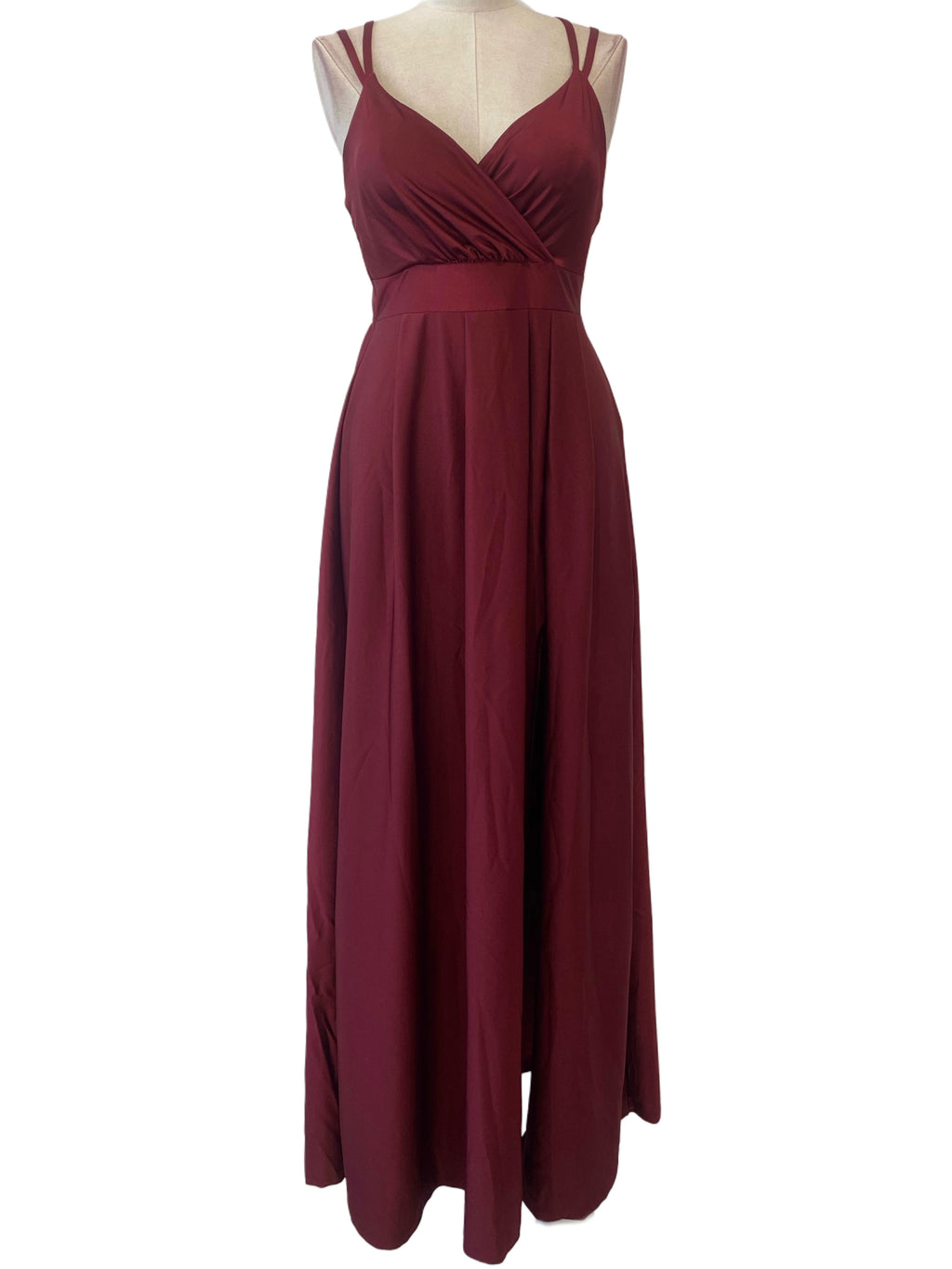 VESTIDO LARGO ELÁSTICO BRILLANTE 5034