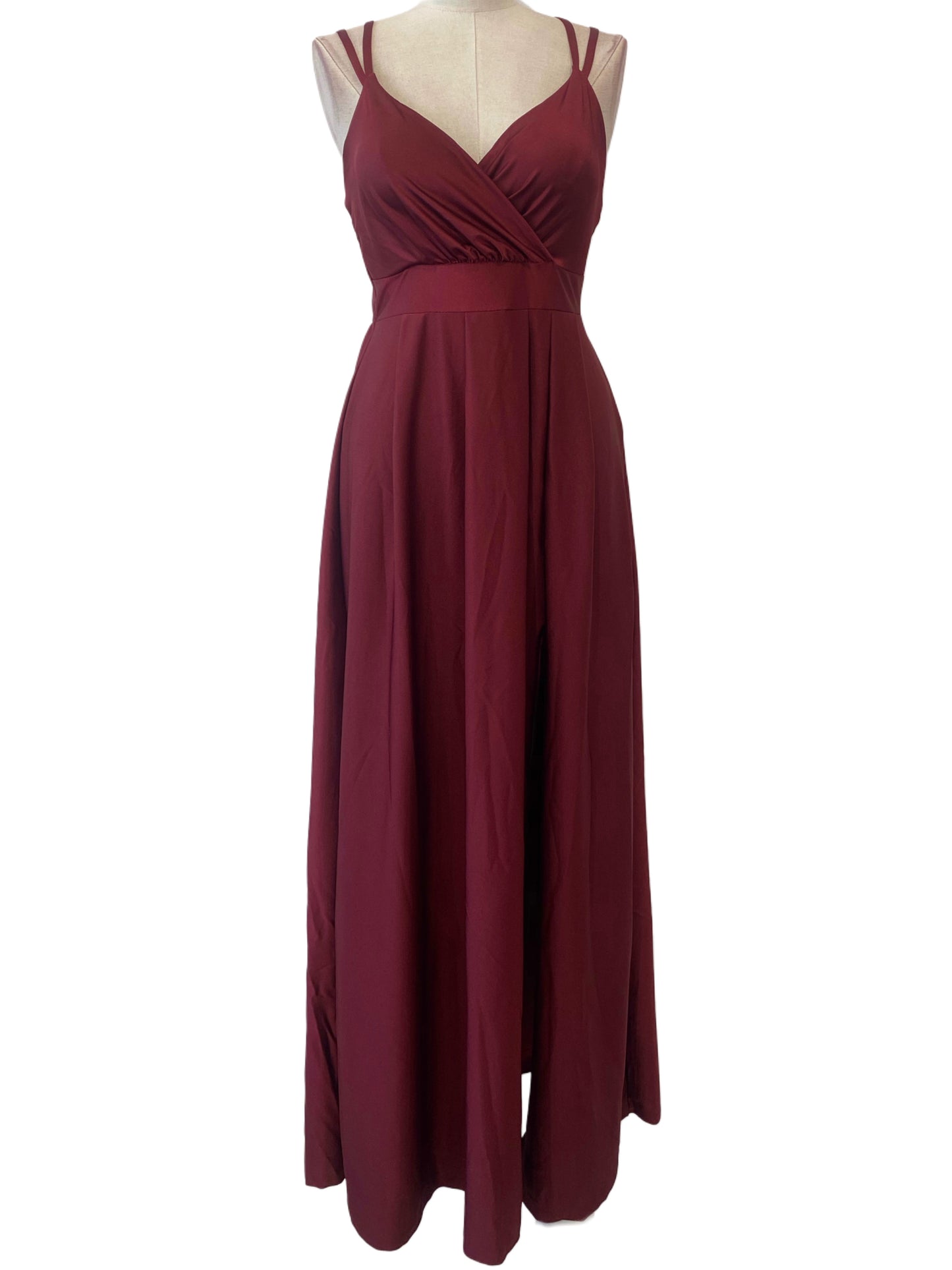 VESTIDO LARGO ELÁSTICO BRILLANTE 5034  - Emma Wu Design