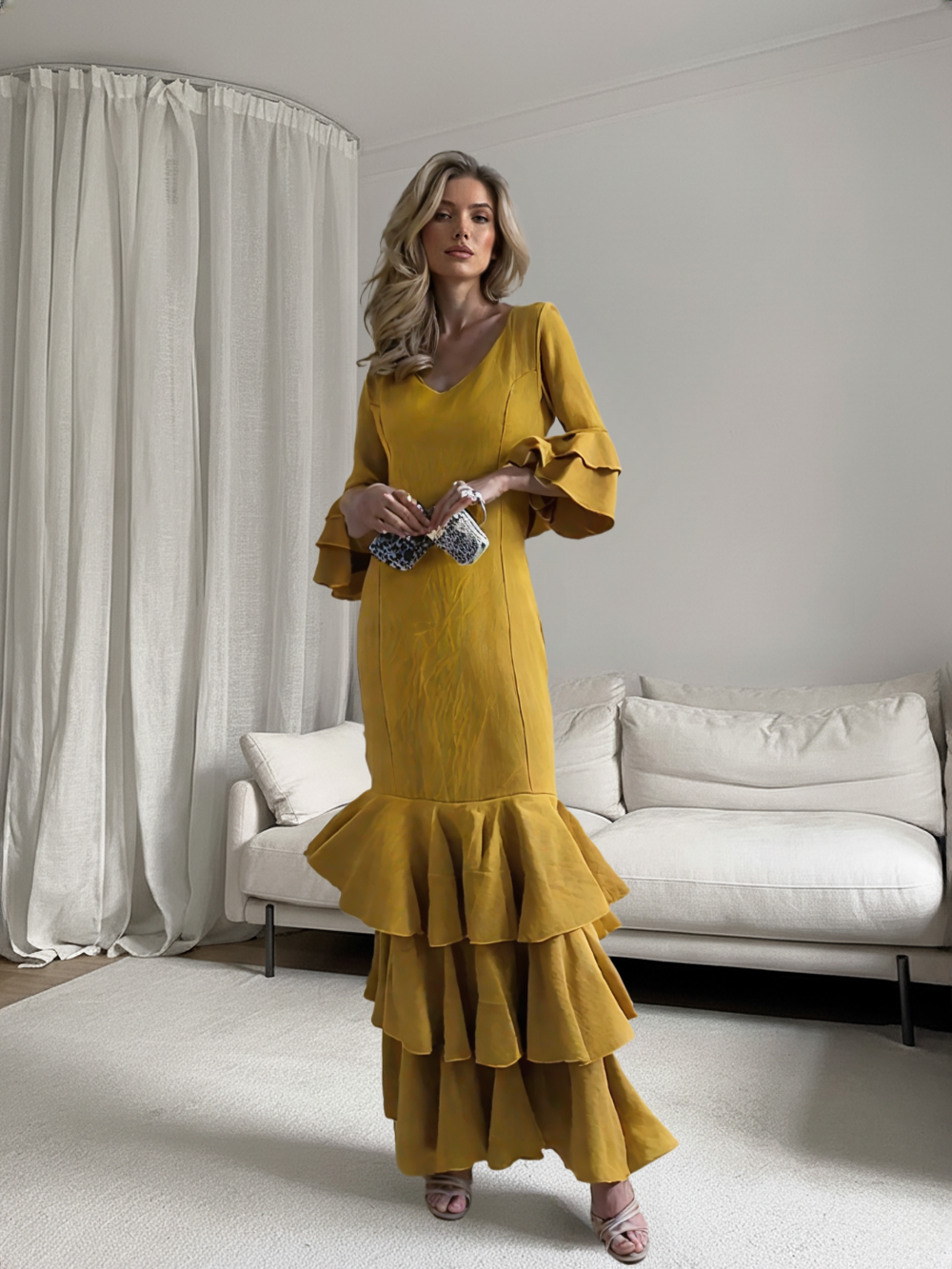 TRAJE FLAMENCO EMMA WU DESIGN X VESTIDO FLAMENCA DE LICRA REF:4794