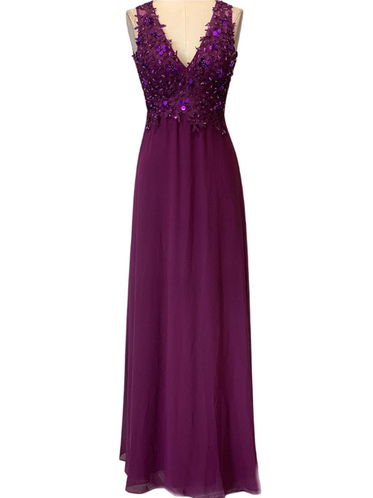 VESTIDO LARGO - Emma Wu Design - 9118