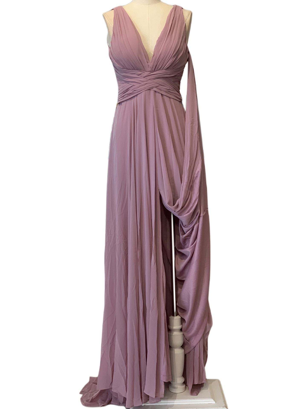 VESTIDO LARGO 7001 - Emma Wu Design