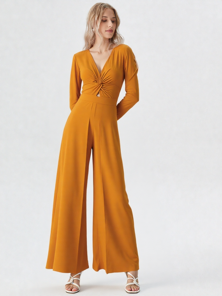 Long Jumpsuit 5020 - Emma Wu Design