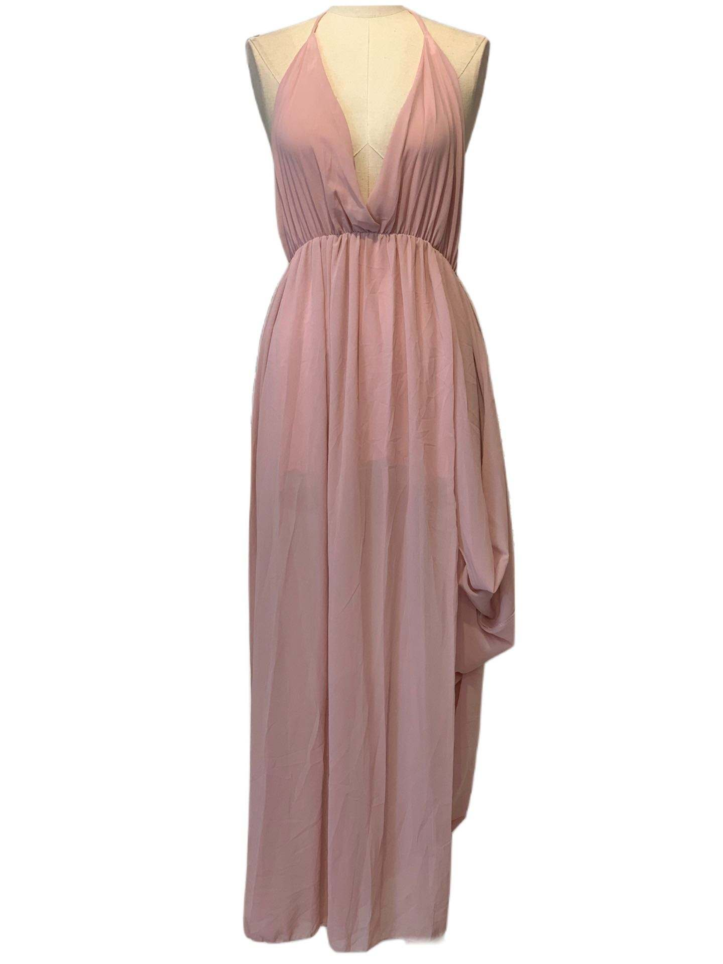 Emma Wu Design Vestido Largo 17499 de Gasa Elegante y Sofisticado para Mujer