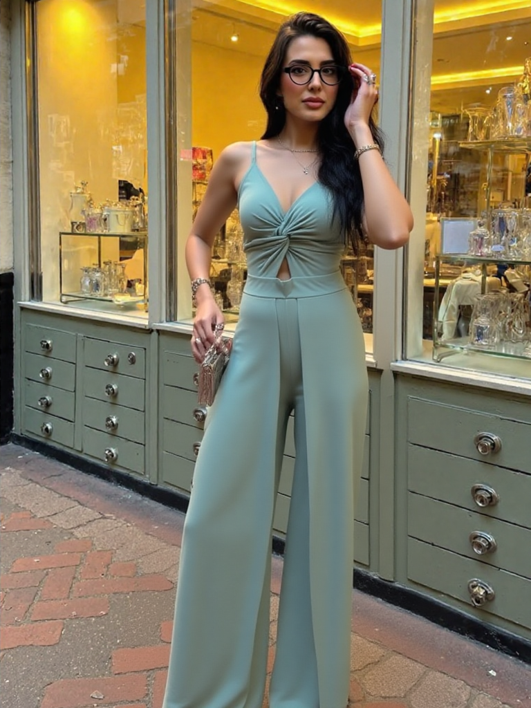 Long Jumpsuit 3062 - Emma Wu Design