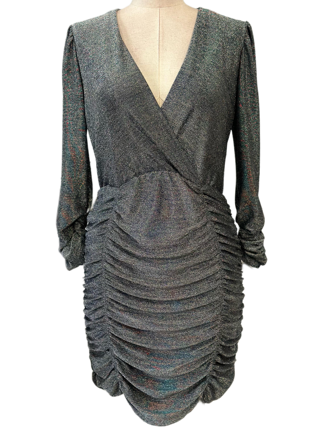 ROBE COURTE SCINTILLANTE 21396 - Emma Wu Design