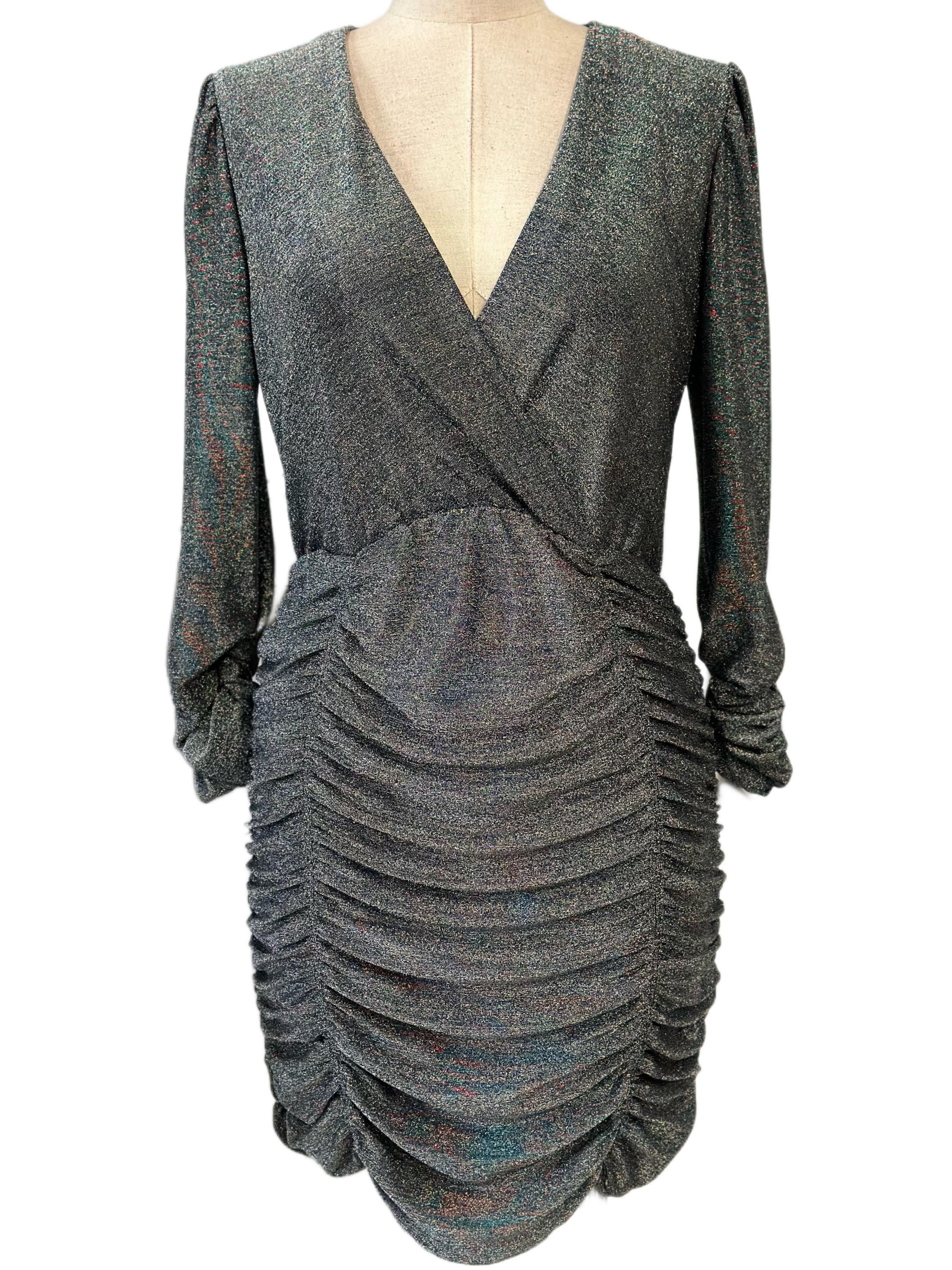 ROBE COURTE SCINTILLANTE 21396 - Emma Wu Design