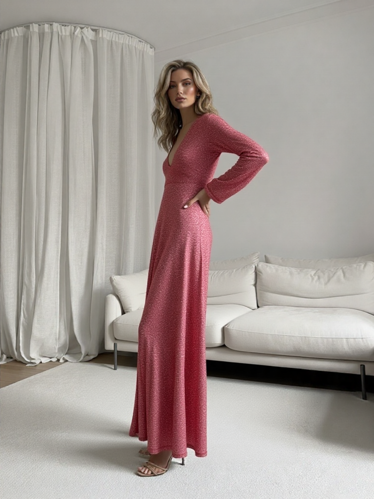 Emma Wu Design Vestido Largo 8812 con Brillo Diamante Elegante y Brillante para Mujer