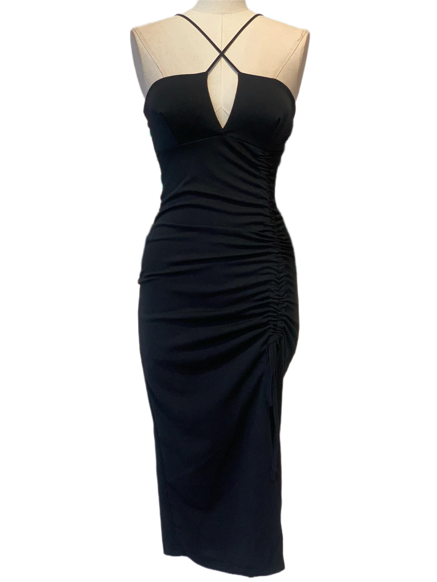VESTIDO MIDI - Emma Wu Design - 23208