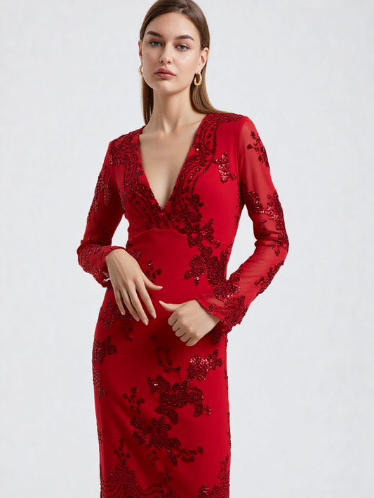 VESTIDO CORTO 1857  - Emma Wu Design