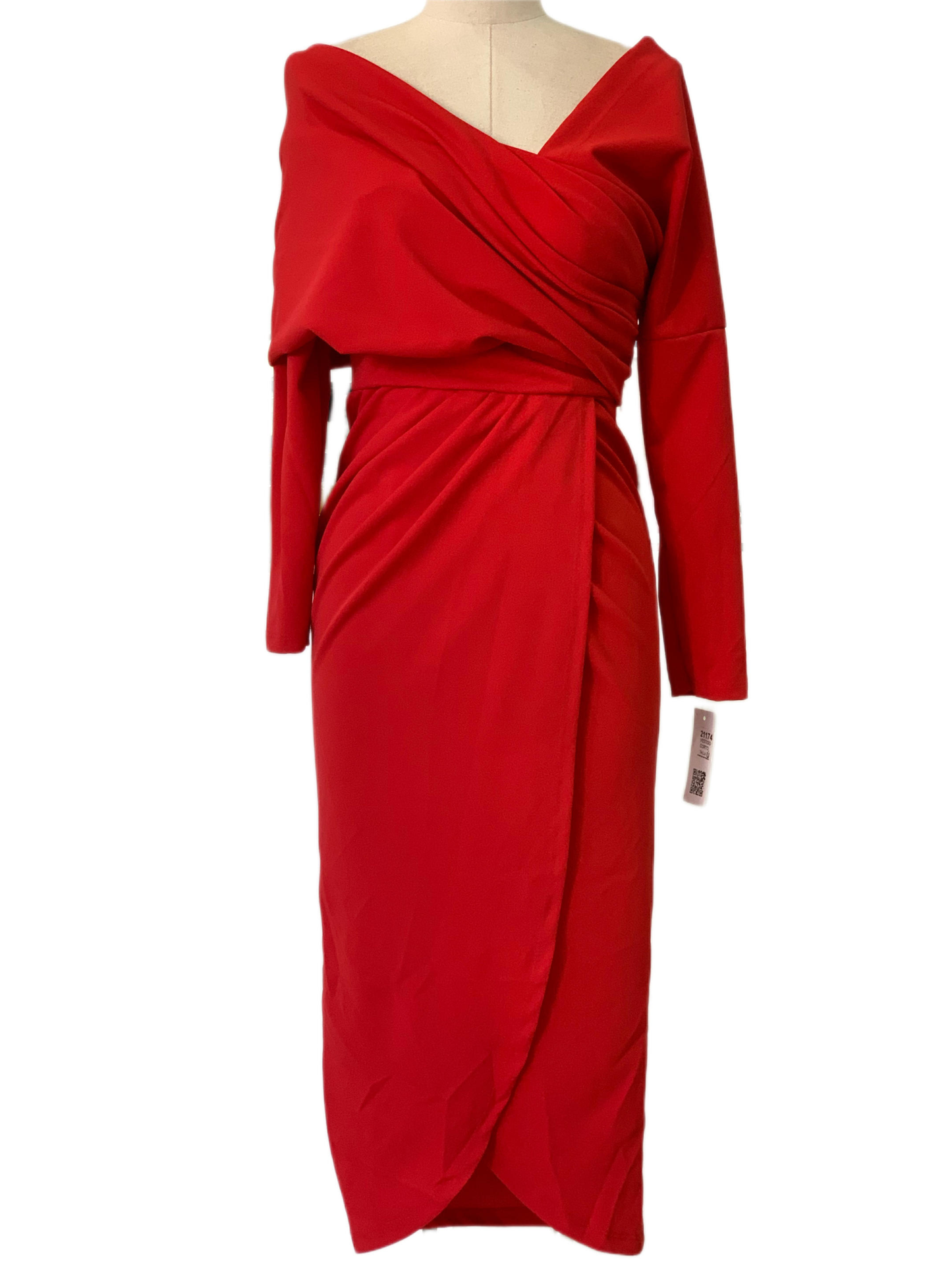 VESTIDO ASIMÉTRICO - Emma Wu Design - 21174