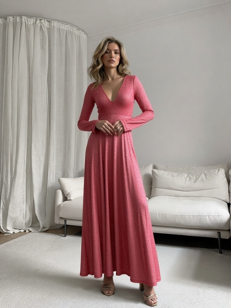Emma Wu Design Vestido Largo 8812 con Brillo Diamante Elegante y Brillante para Mujer