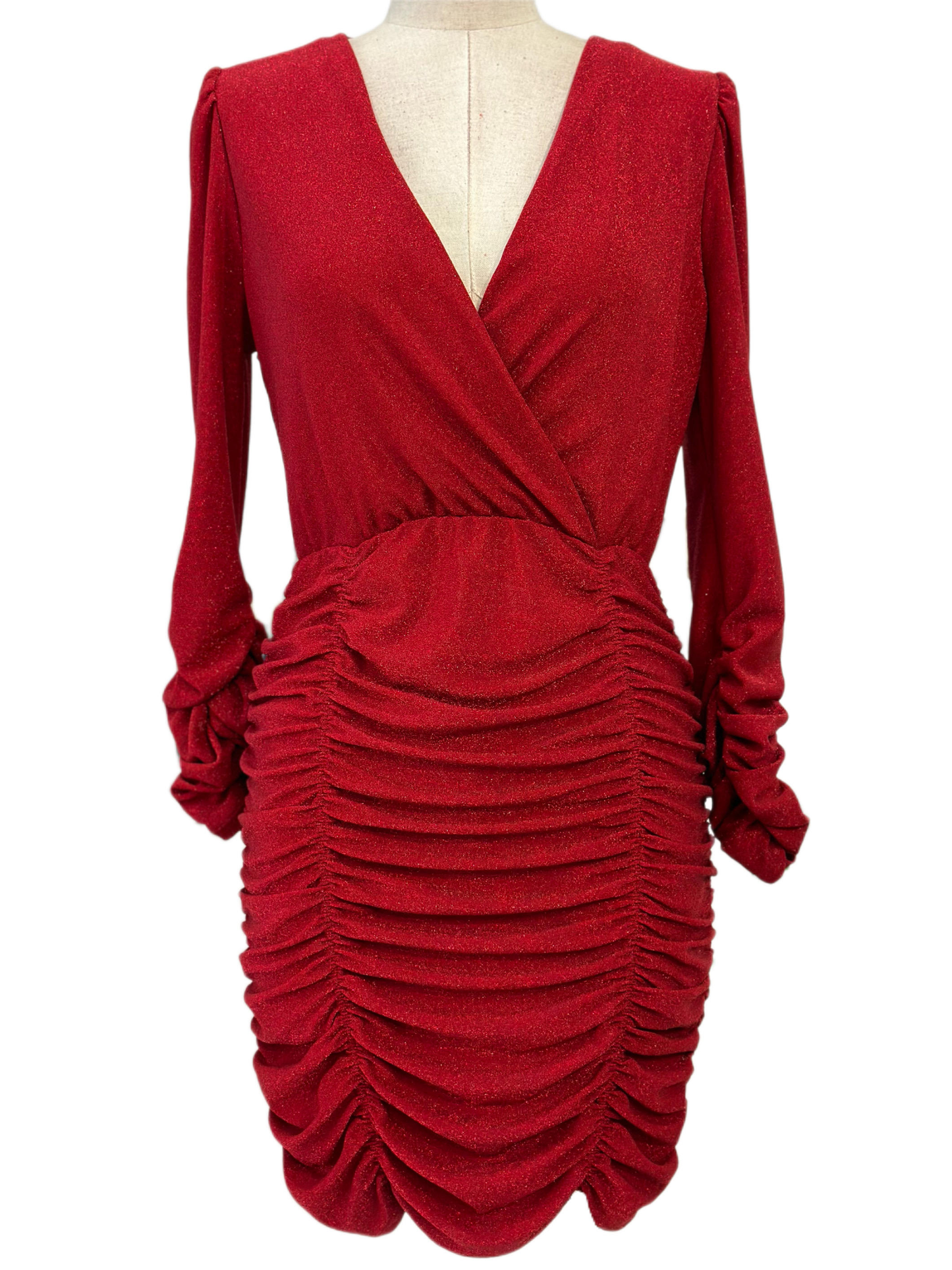 Short Sparkle Dress - Emma Wu Design - 21396