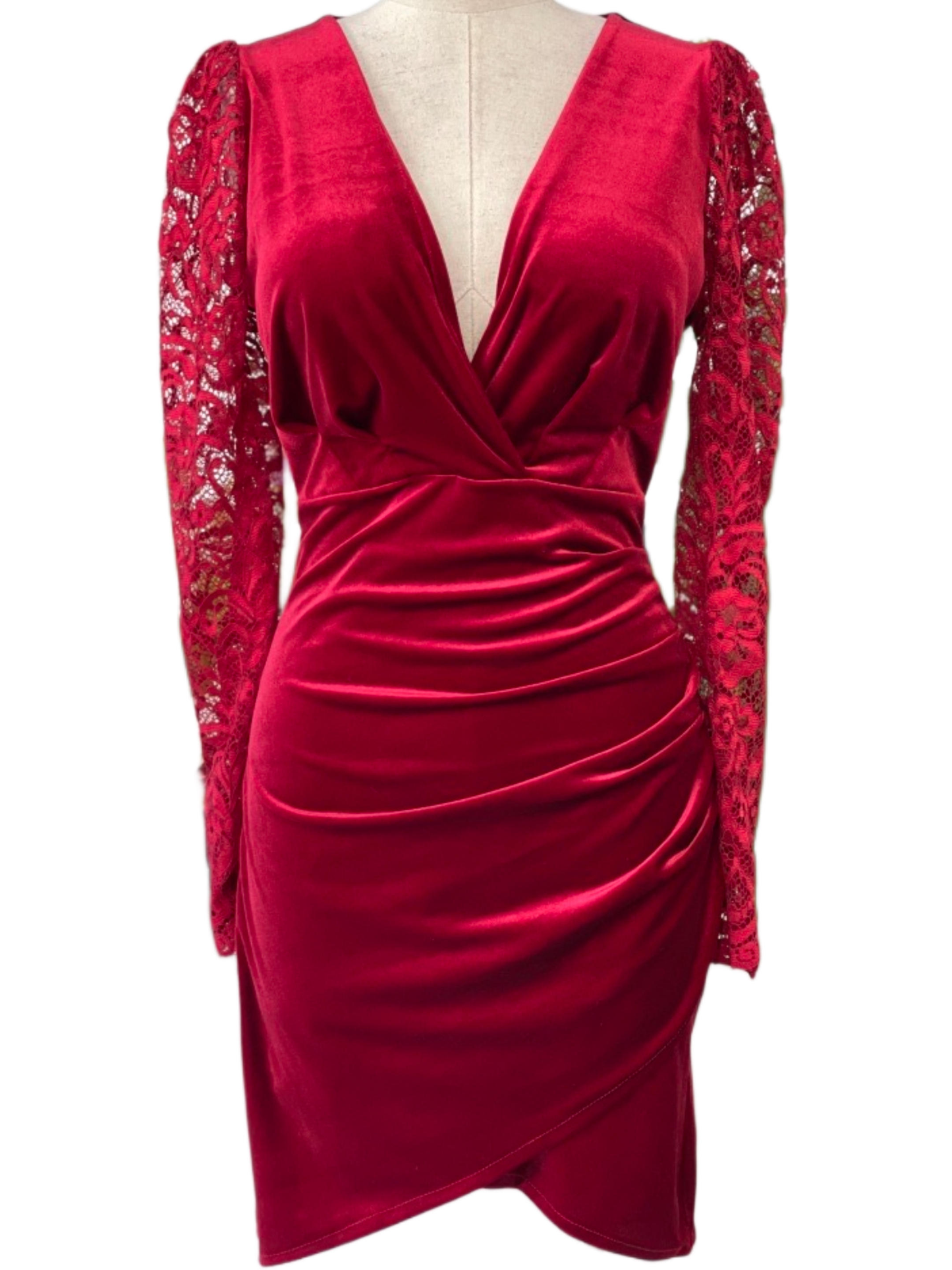 VESTIDO CORTO - Emma Wu Design - 4488