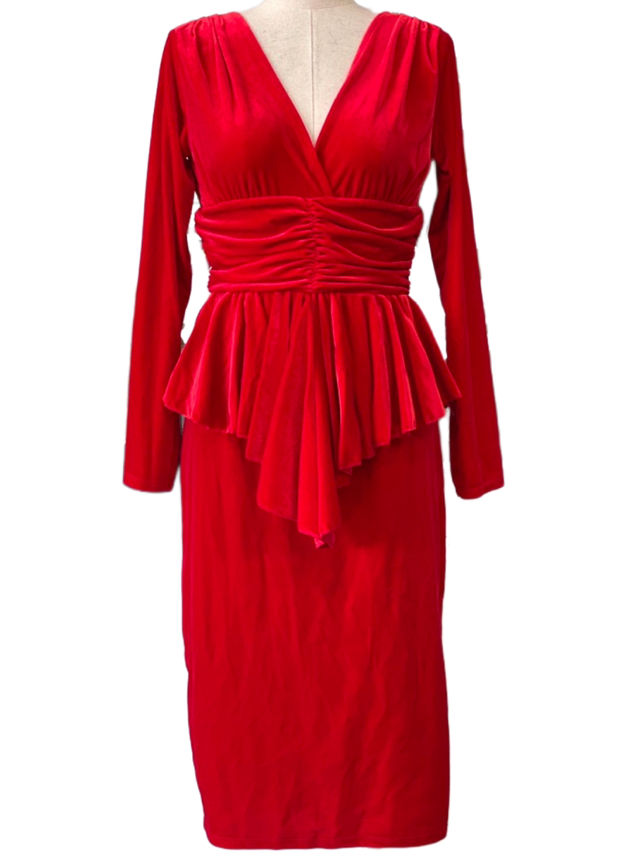 VESTIDO TERCIOPELO - Emma Wu Design - 7670