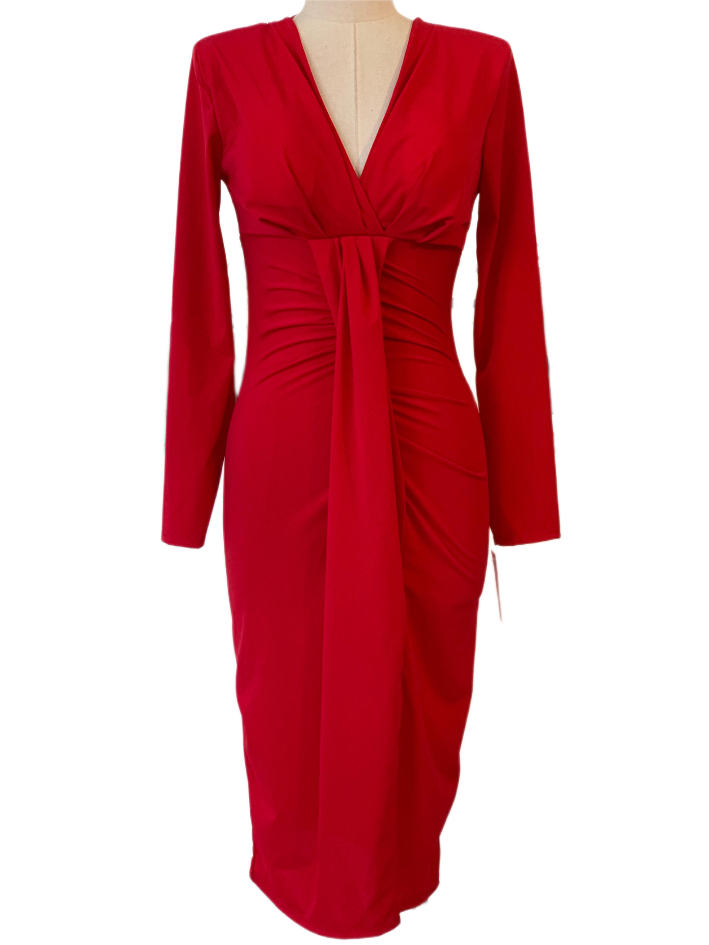 VESTIDO MIDI - Emma Wu Design - 25551