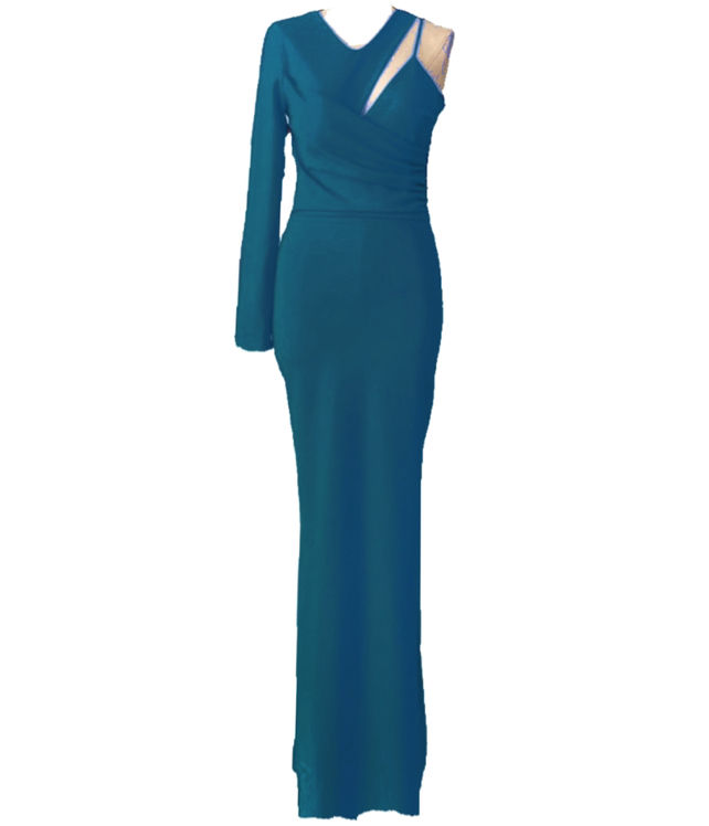 VESTIDO LARGO - Emma Wu Design - 23022
