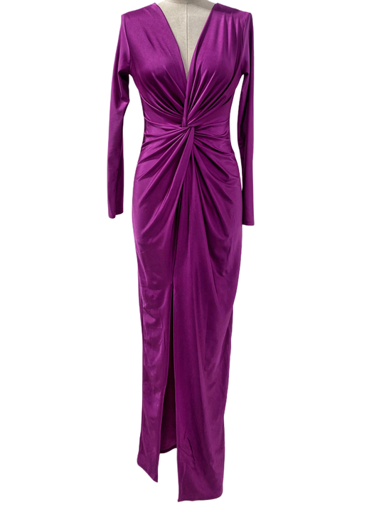 VESTIDO LARGO ELÁSTICO BRILLANTE - Emma Wu Design - 5047