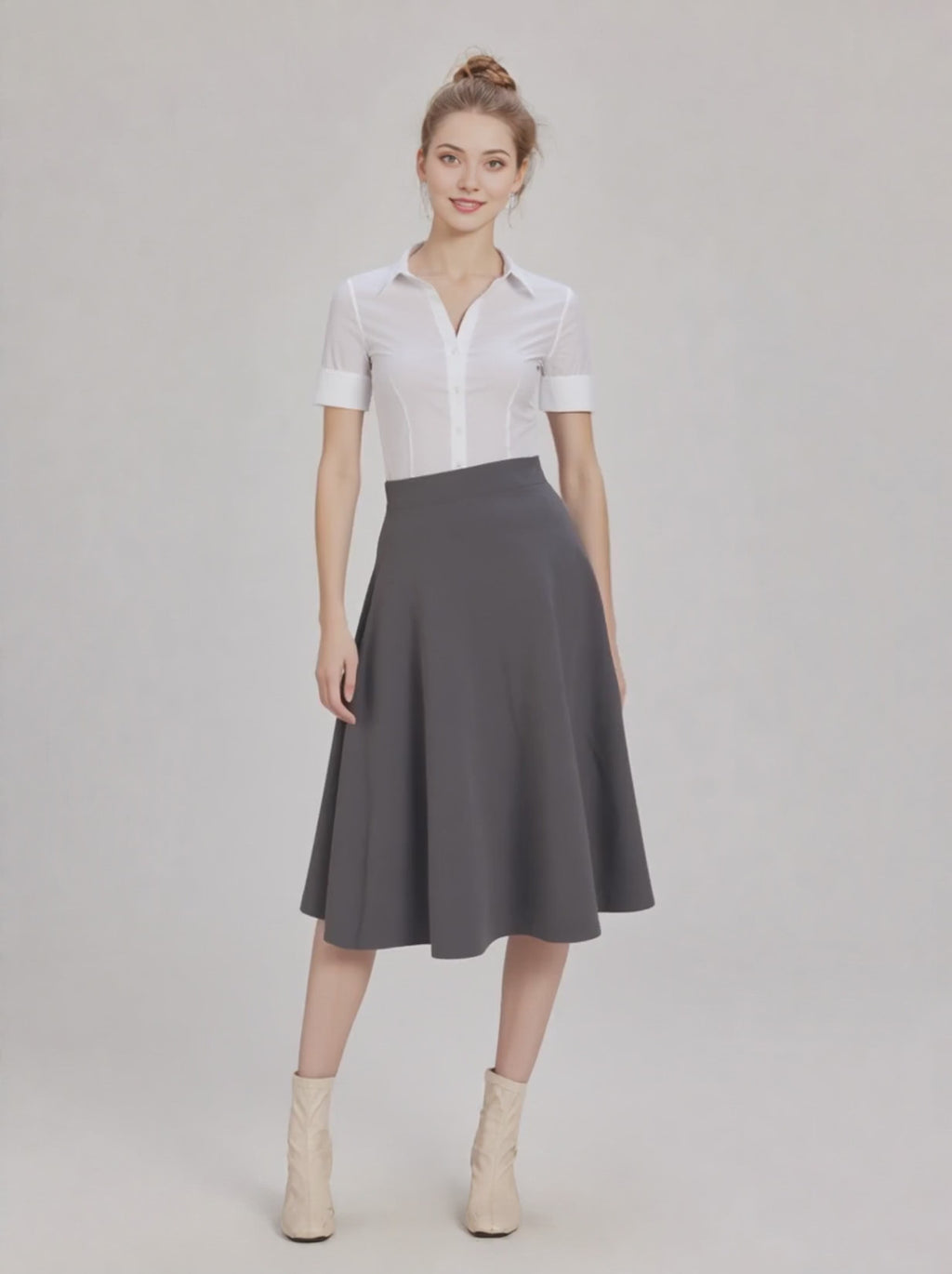 MIDI SKIRT 3848 - Emma Wu Design