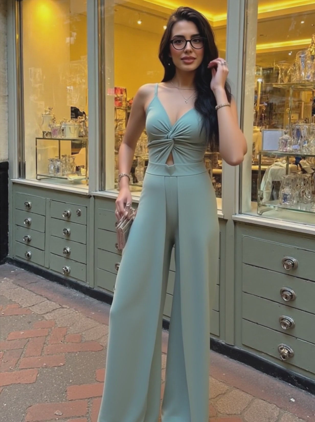 Long Jumpsuit 3062 - Emma Wu Design