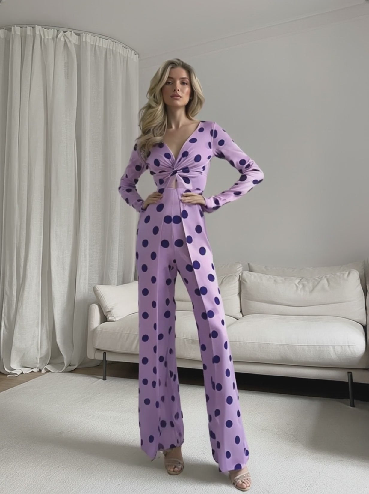 Long Jumpsuit E5020 - Emma Wu Design