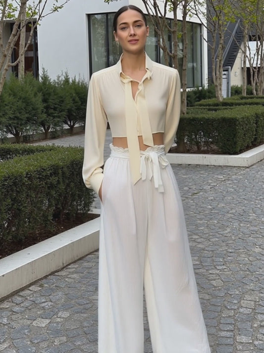 PANTALÓN PALAZZO 2451  - Emma Wu Design