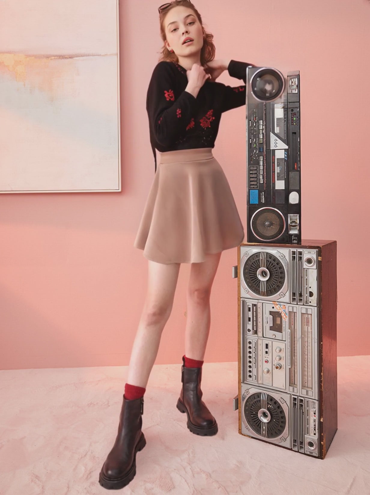 SKATER SKIRT 1642 - Emma Wu Design